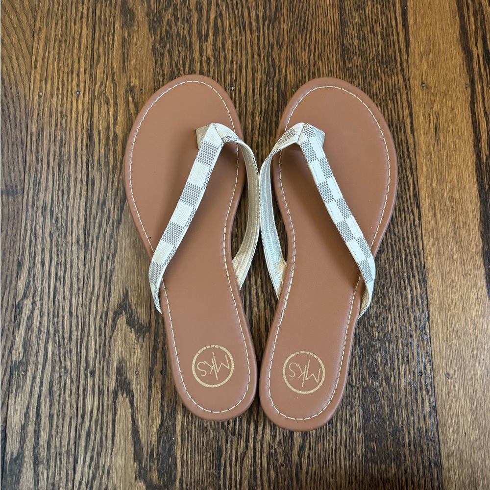 Designer-Inspired Flip Flops
